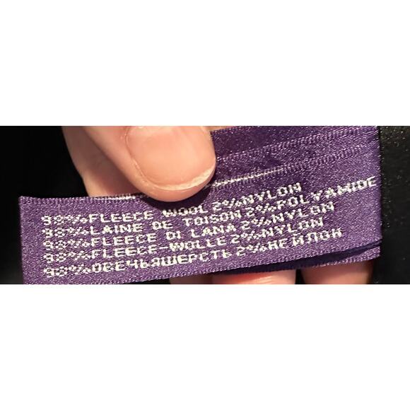 NWOT Ralph Lauren Purple Label Black Wool-Blend Blazer – Size 6 MadeInUSA Luxury - Picture 8 of 10